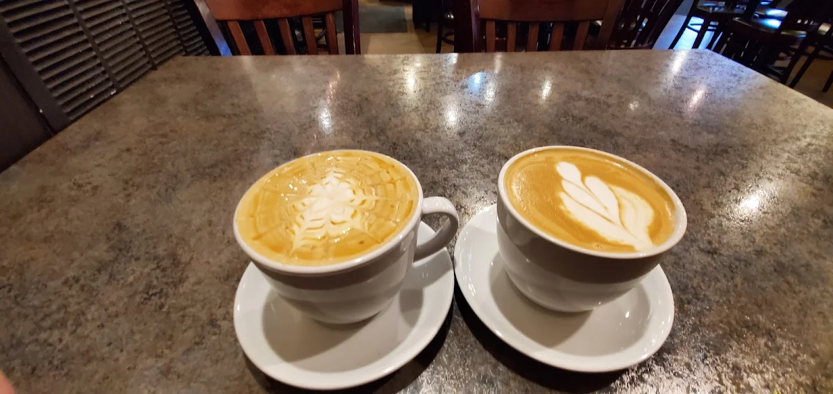 Coconut Cream Latte and a Macchiato Latte