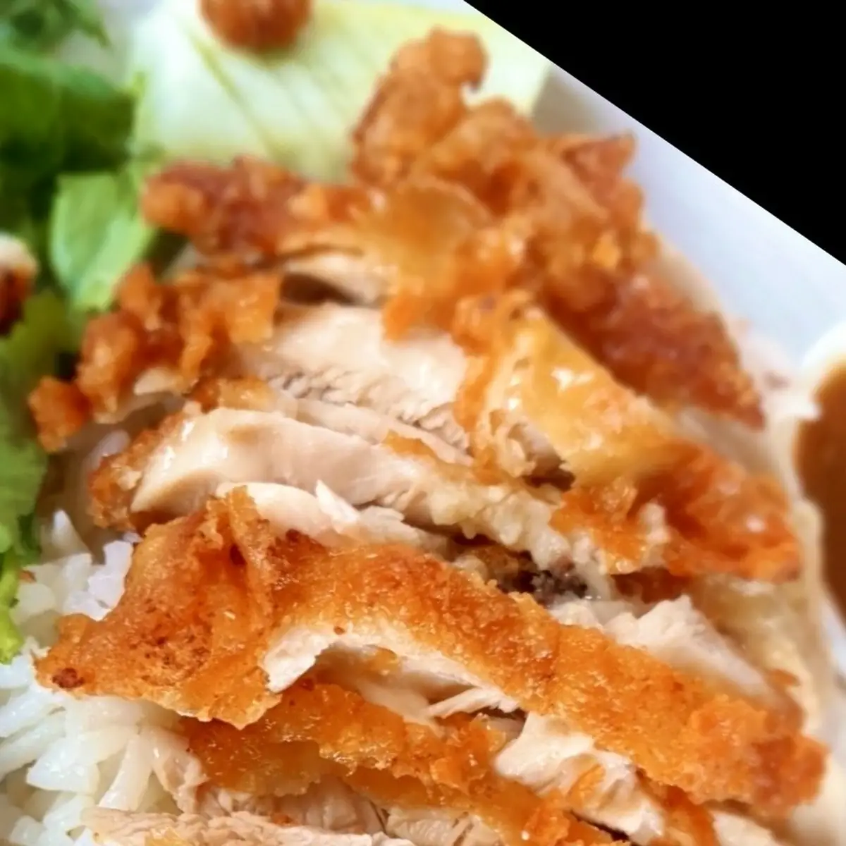 Khao Man Gai Tod Crispy Chicken & Rice