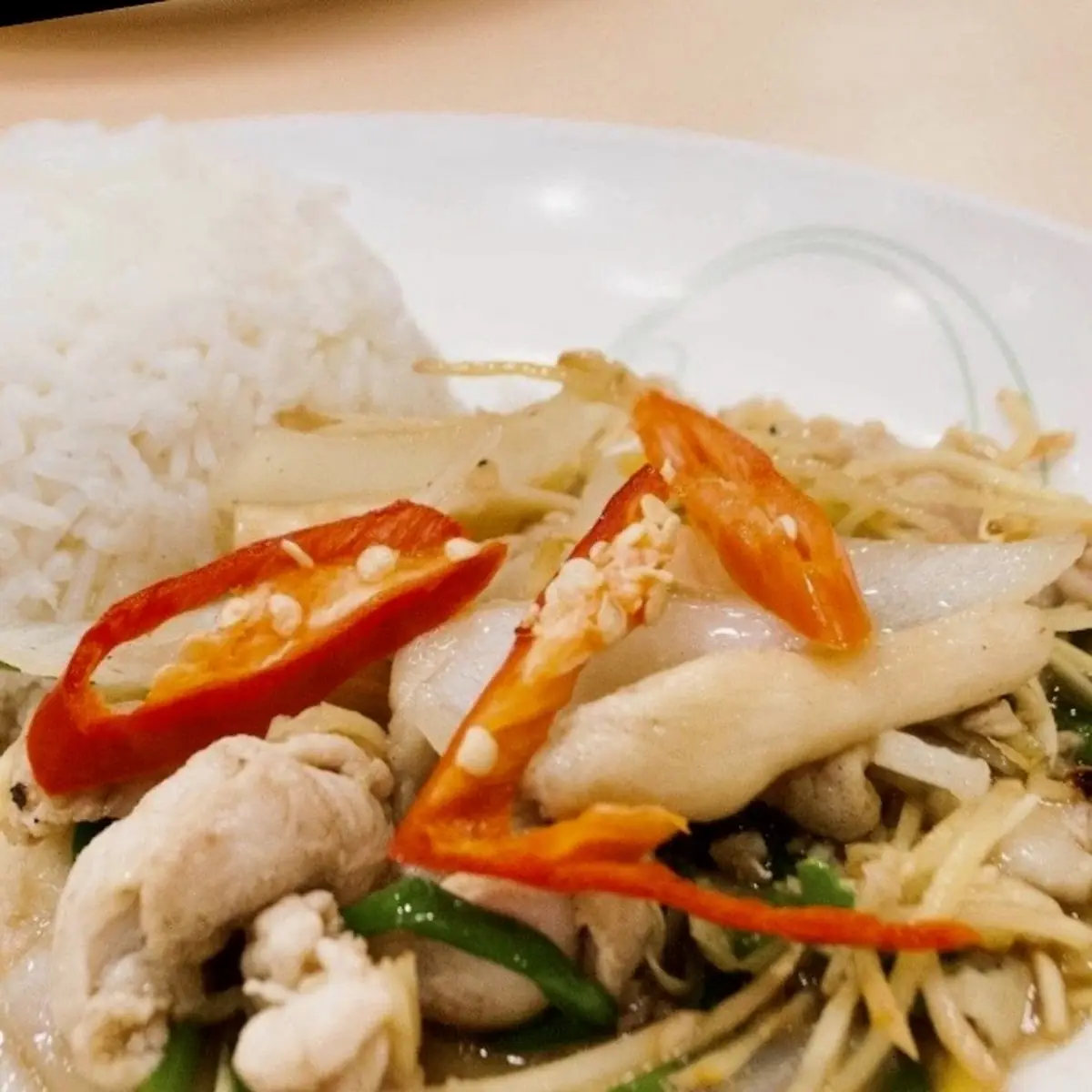 Pad Khing Lite Ginger Stir Fried Mixed Vegetables