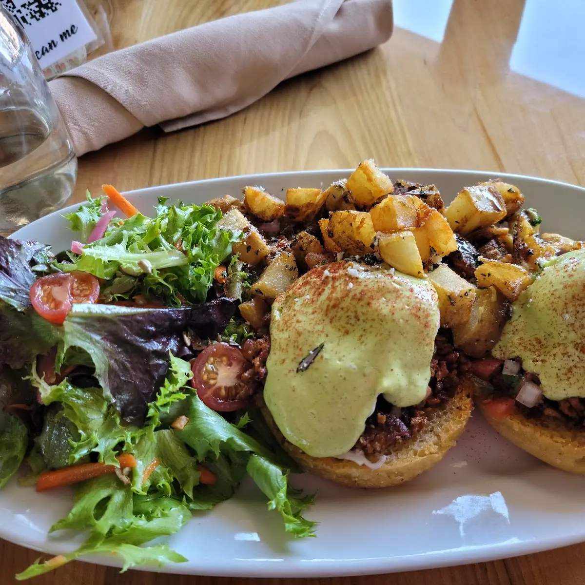 Chorizo Eggs Benedict
