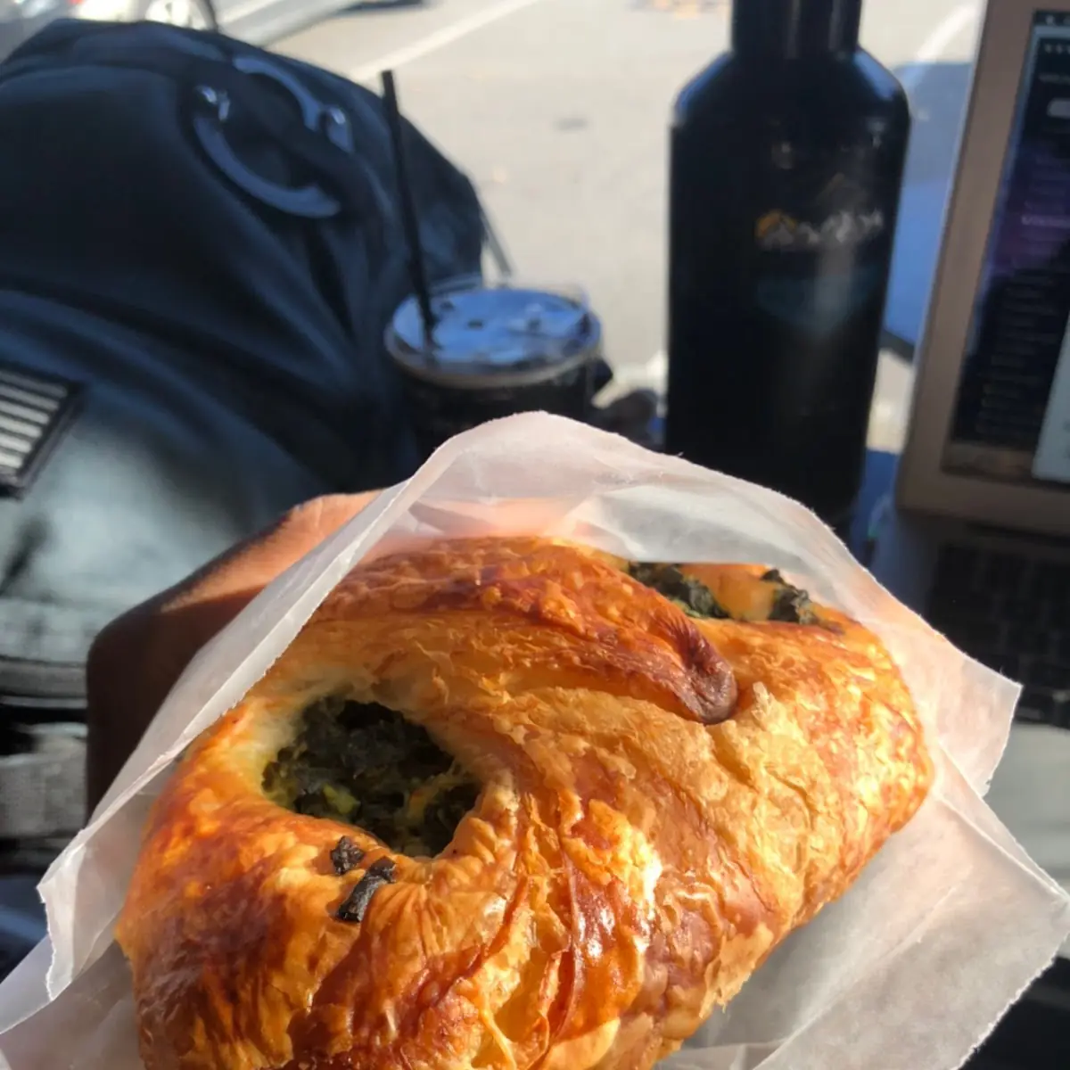Spinach Feta Croissant