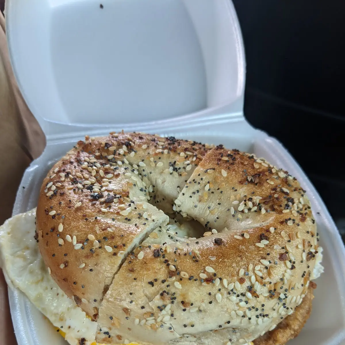 Bagelicious Breakfast Sandwich