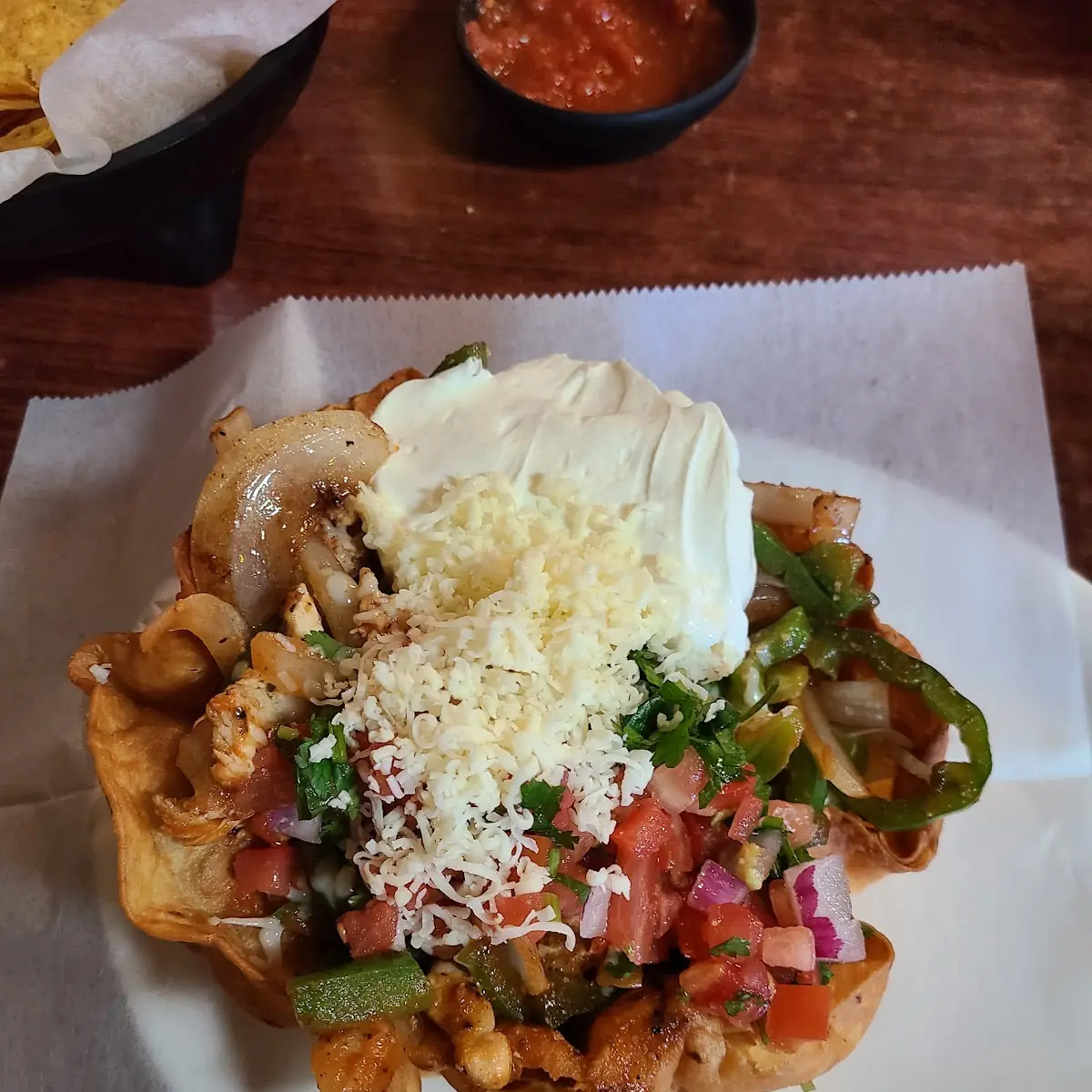Fajita Taco Salad Chicken