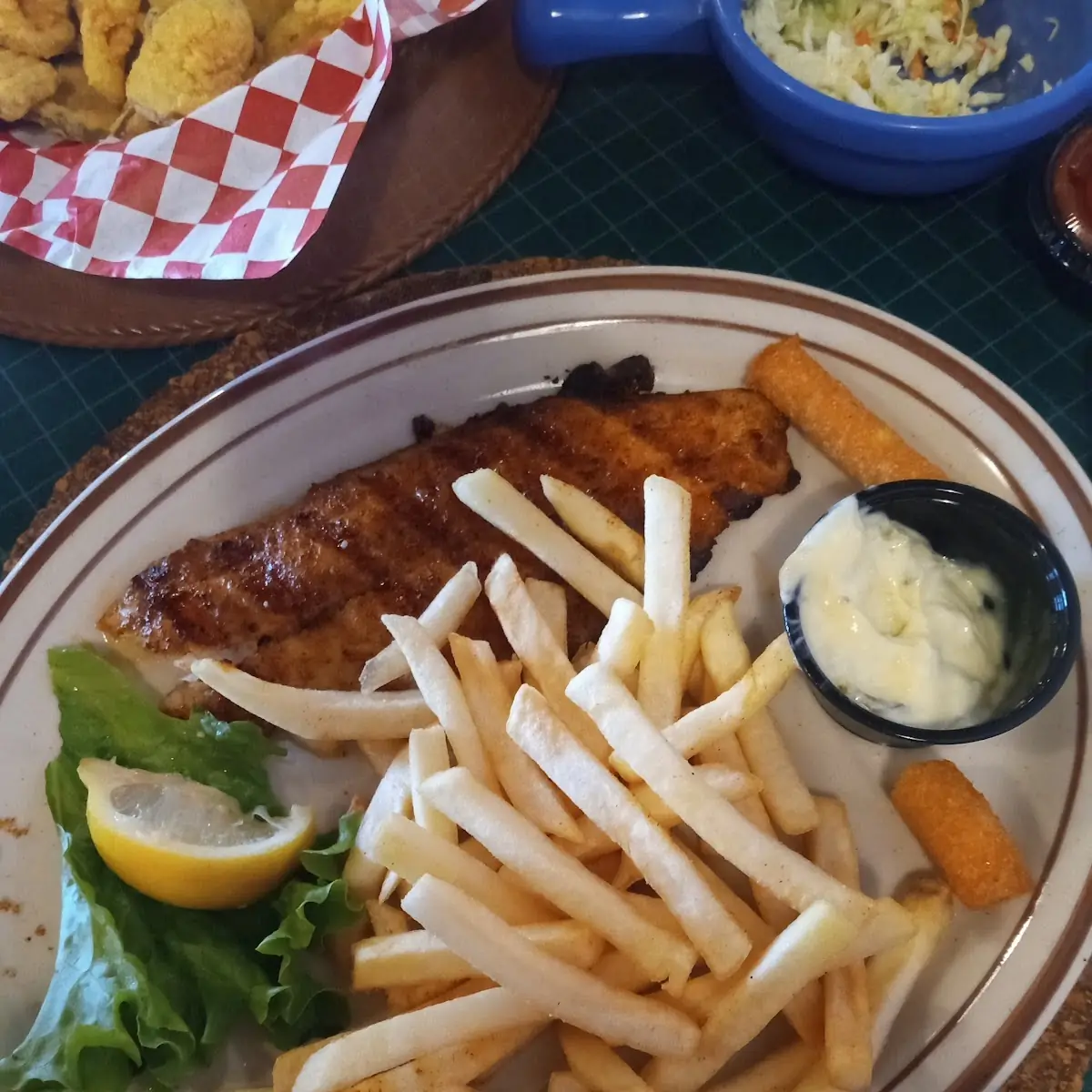 Grilled Catfish Dinner