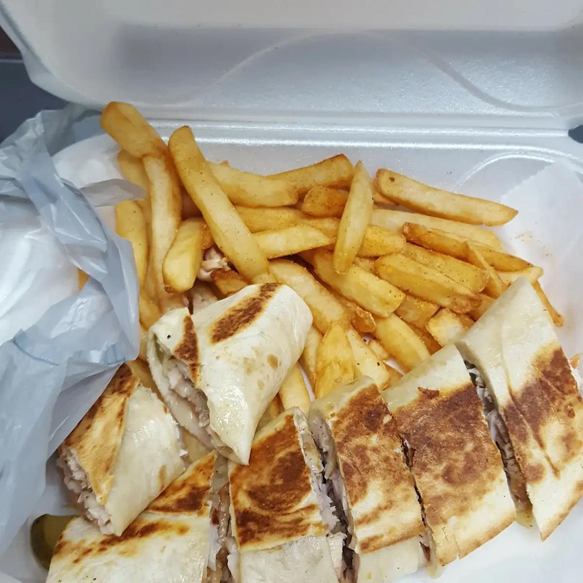 Chicken Shawarma with Fries