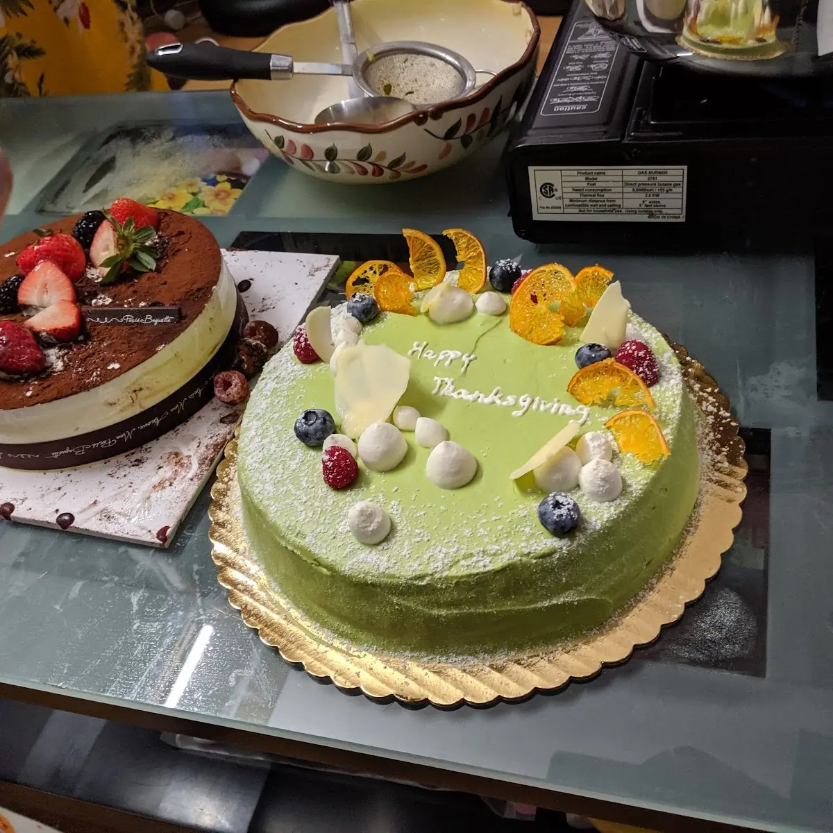 Green Tea Crepe Cake
