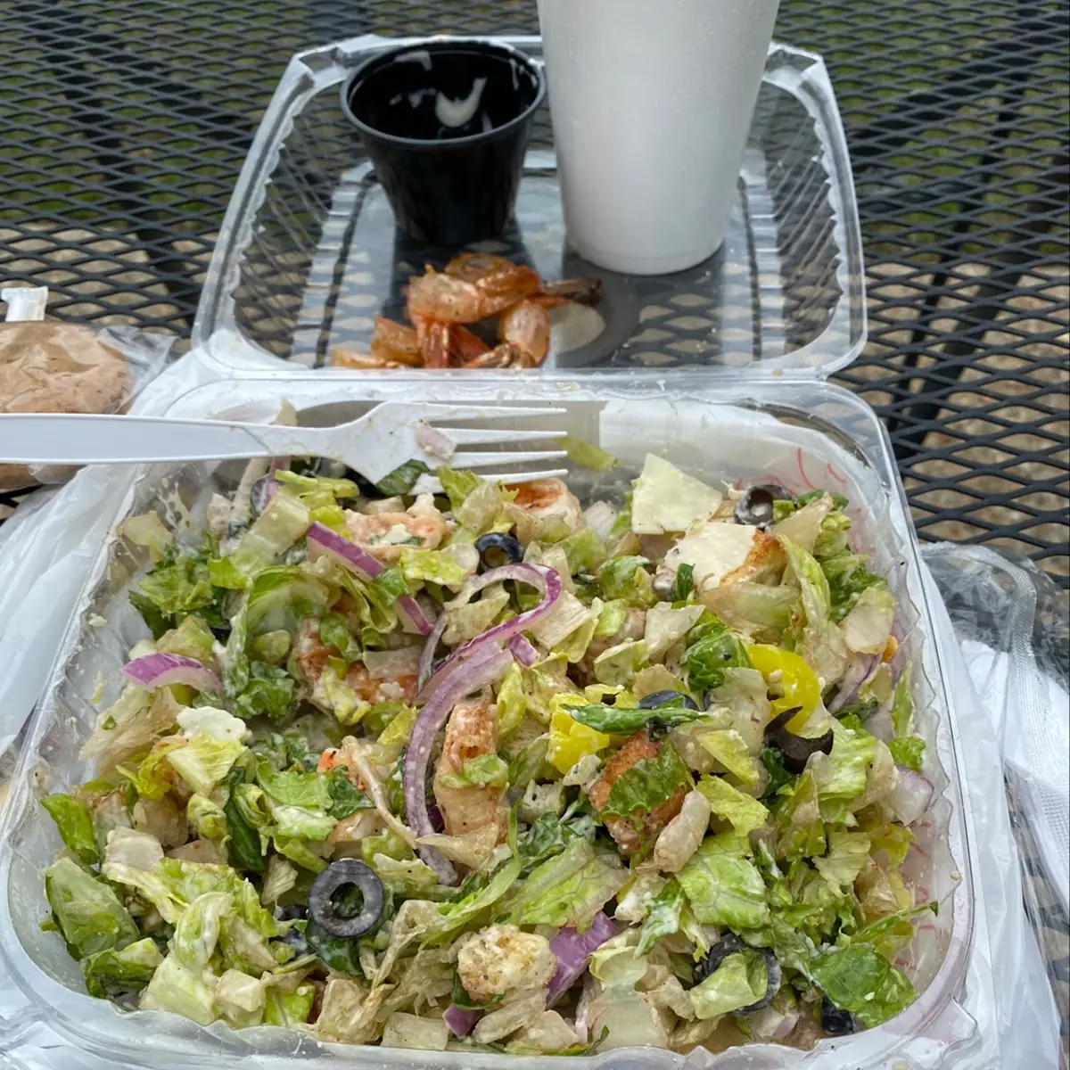 Caesar Salad Shrimp