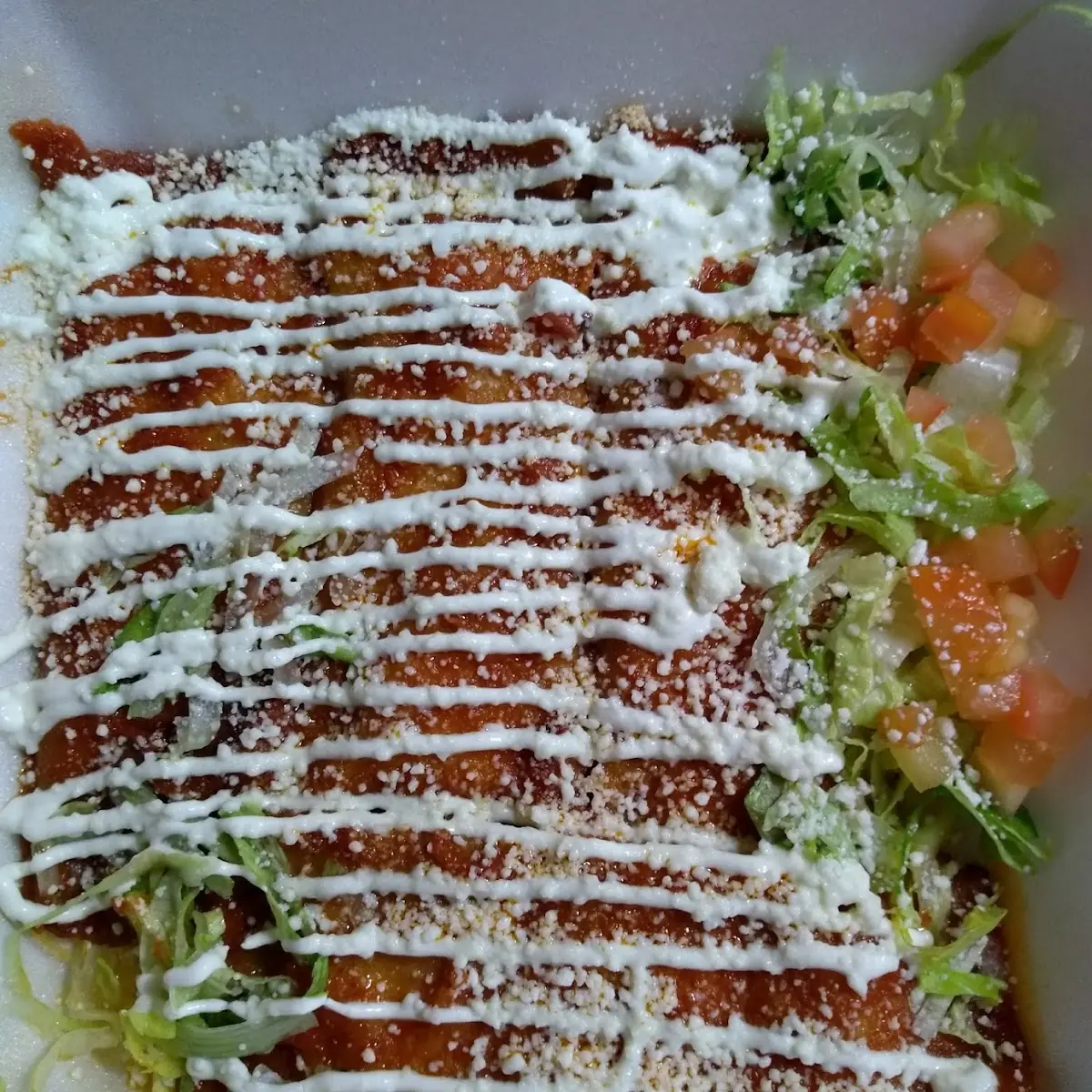 Cheese Enchiladas Rojas