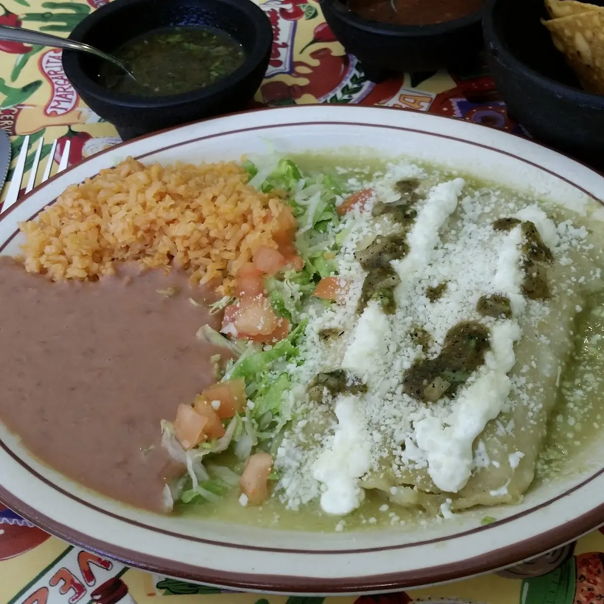 Enchiladas Verdes