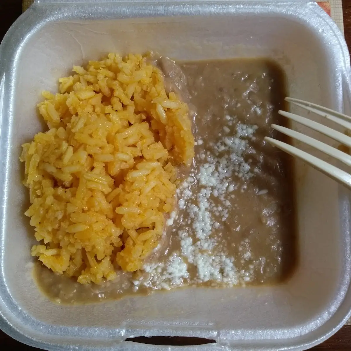 Rice and Refried Beans