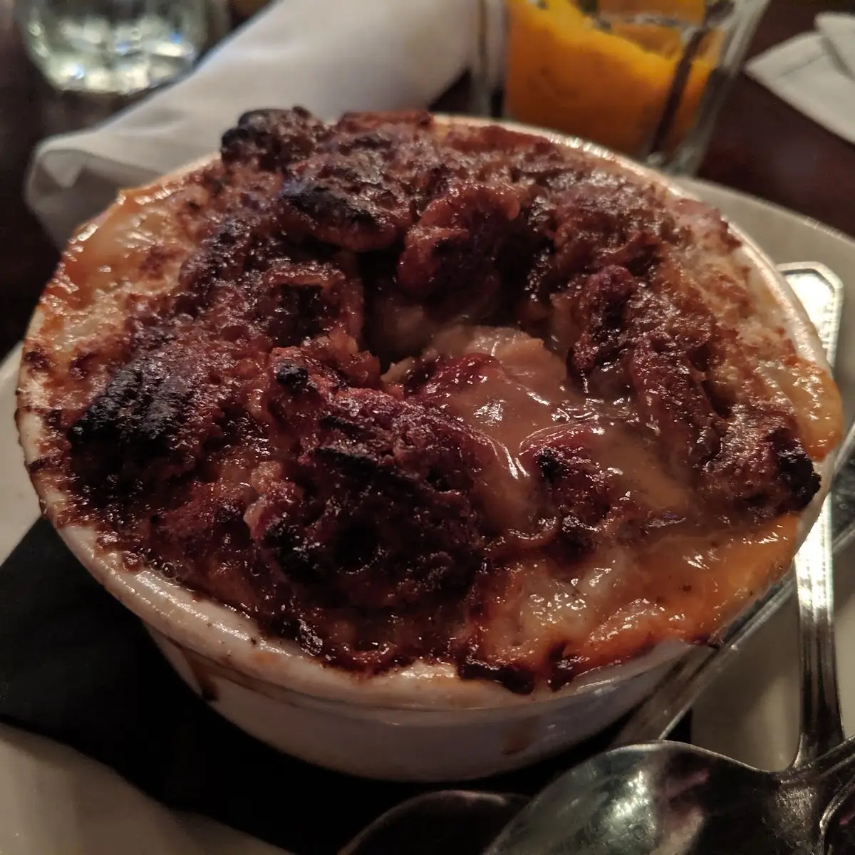 White Chocolate Bread Pudding