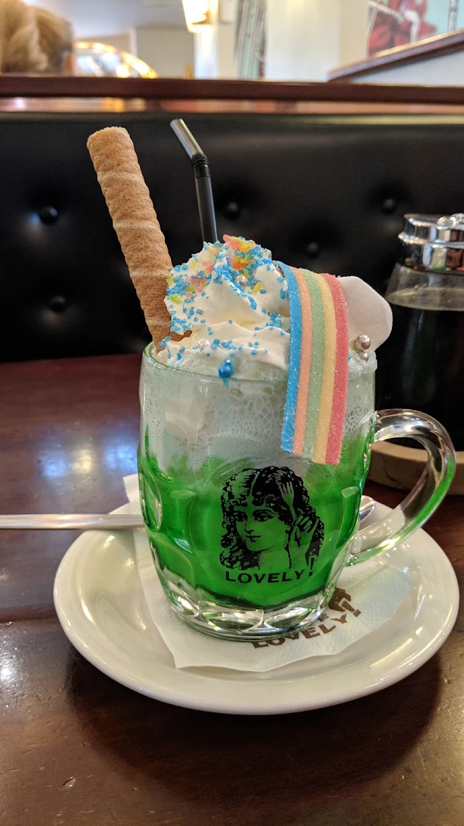 Creamy Ice Cream Soda, The Pancake Parlour