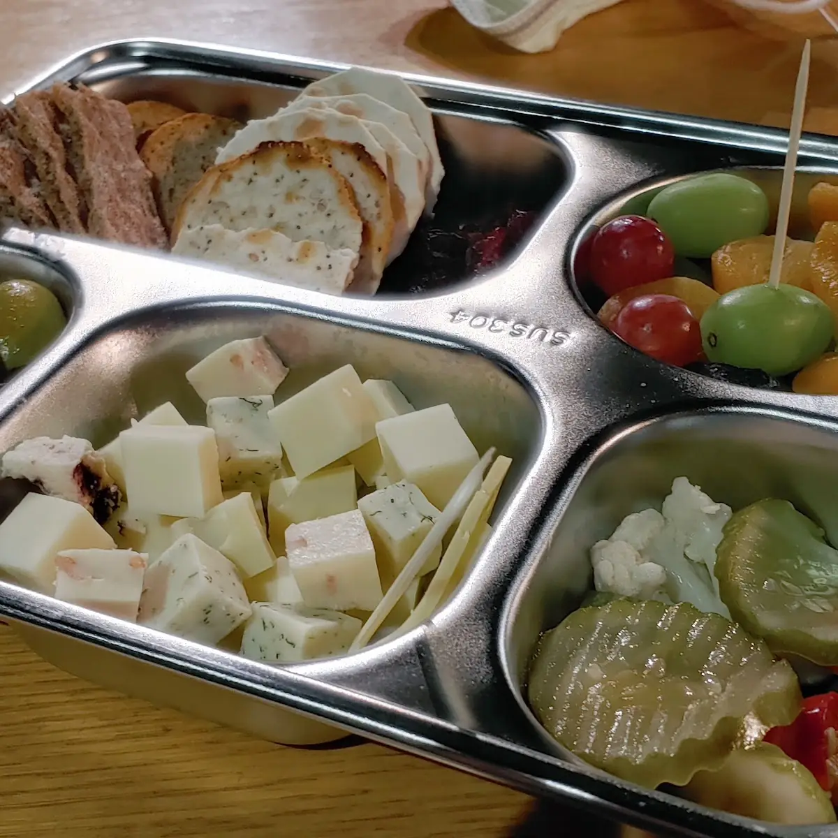 Fruit and Cheese Bento Box