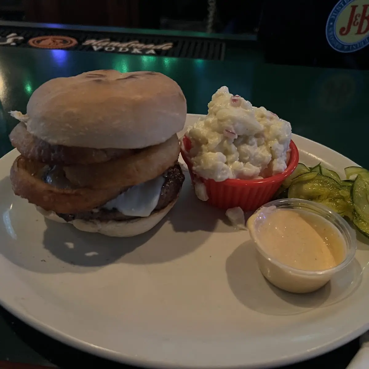 Barnaby Burger with Potato Salad