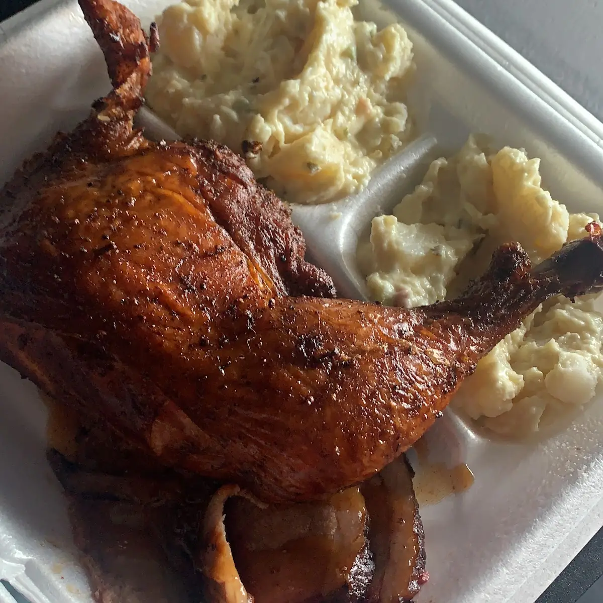Chicken Leg Quarter 2 or Pulled Pork Plate
