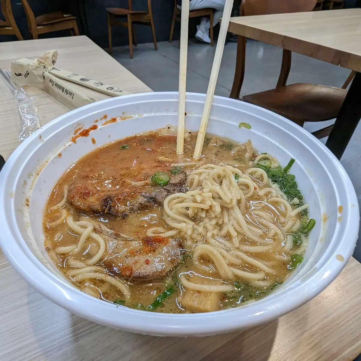 Spicy Tonkotsu Ramen with Pork