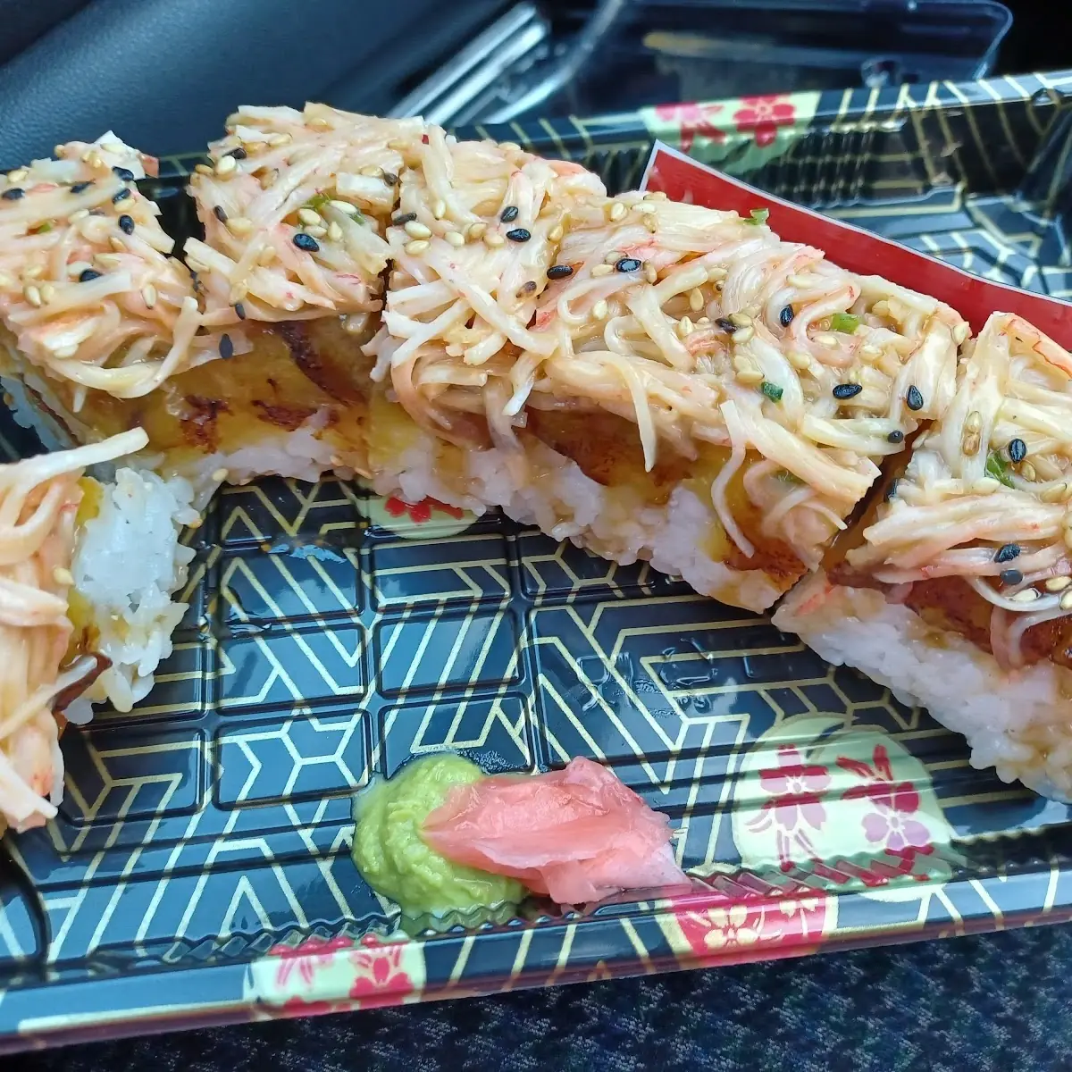 La Jefa Rolling Rock Shrimp Tempura Hand Roll