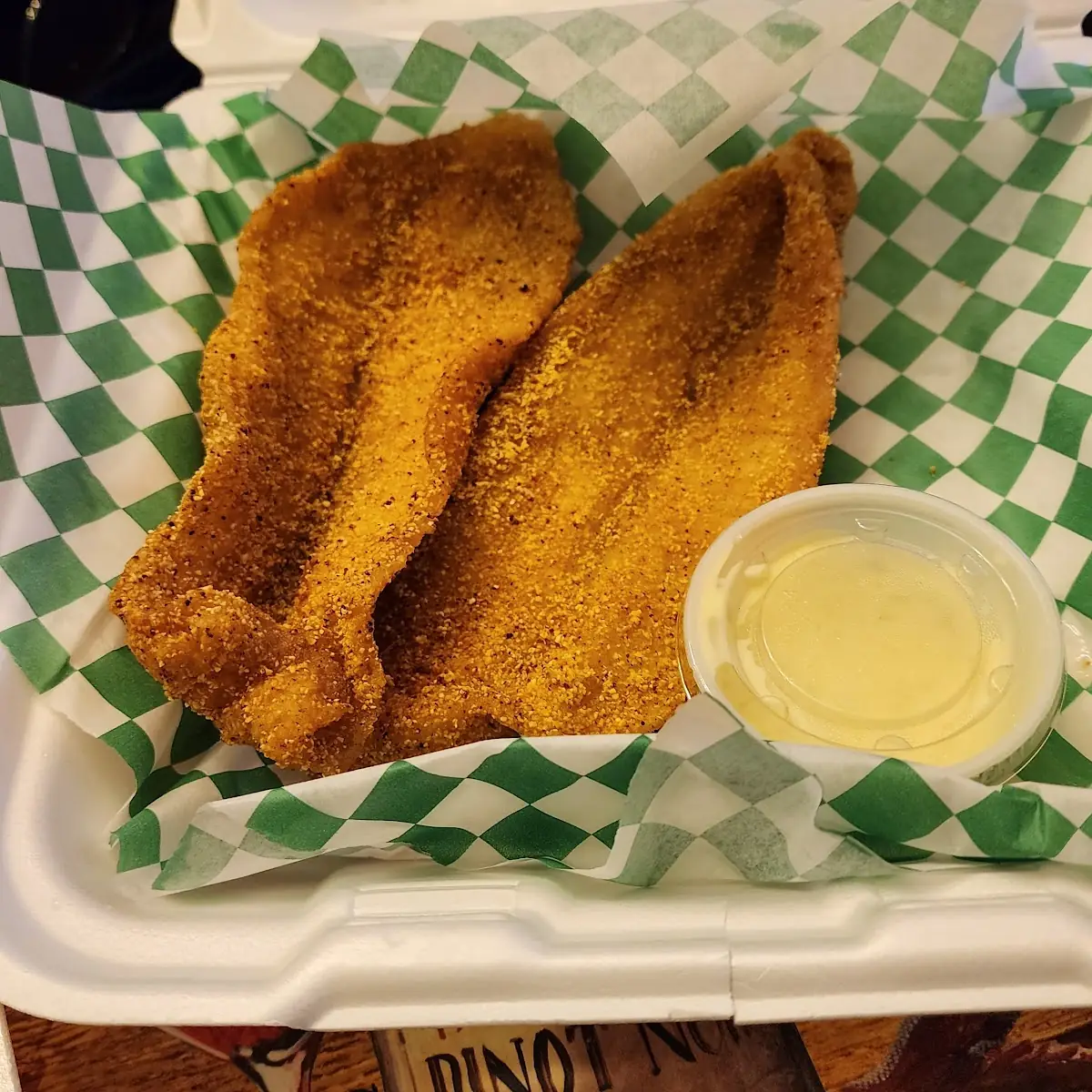 Fried Catfish and Fried Chicken Meal