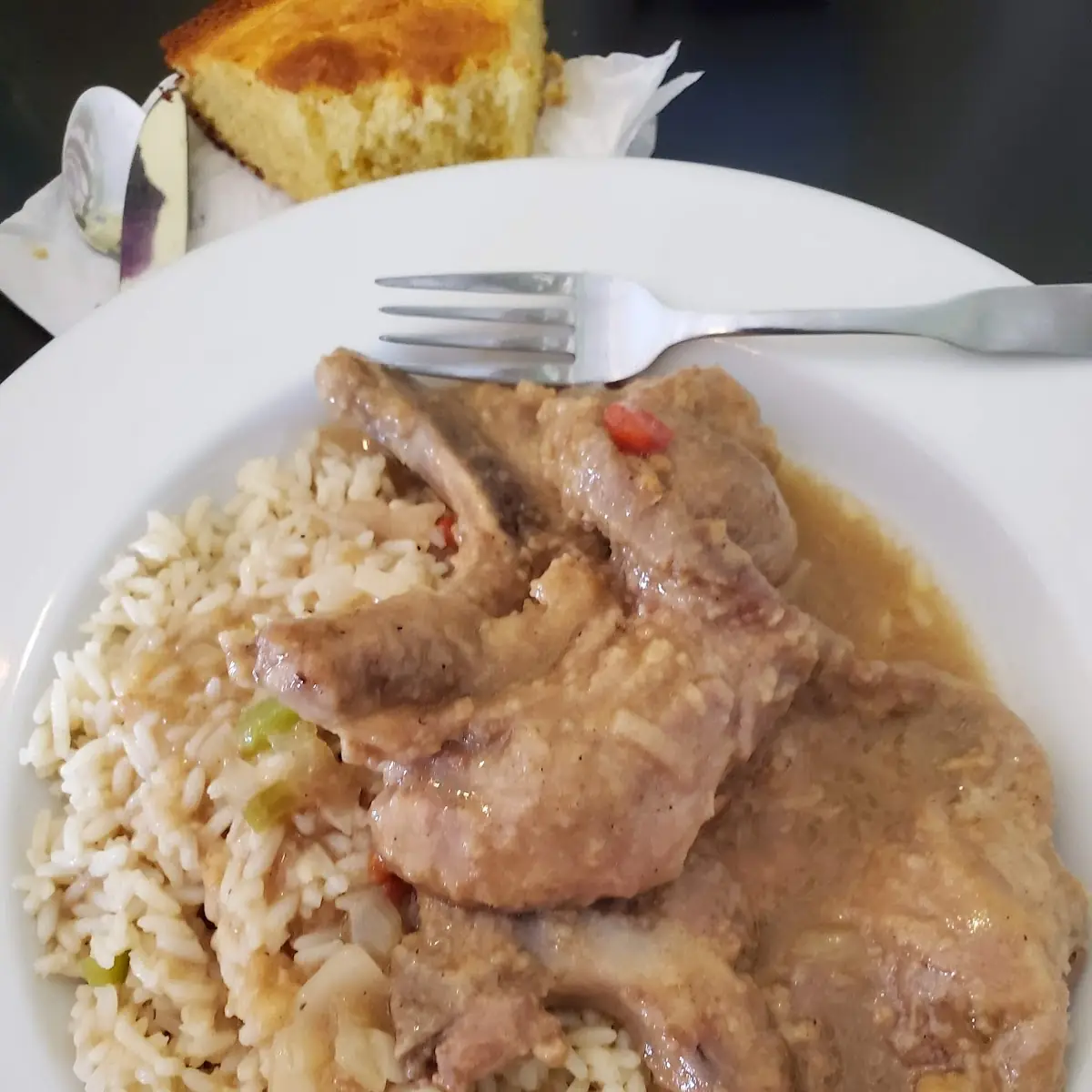 Smothered Pork Chops and Gravy