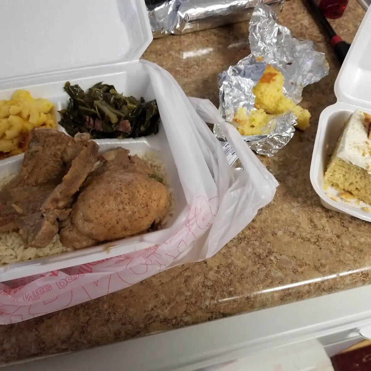 Smothered Pork Chops Mac N Cheese N