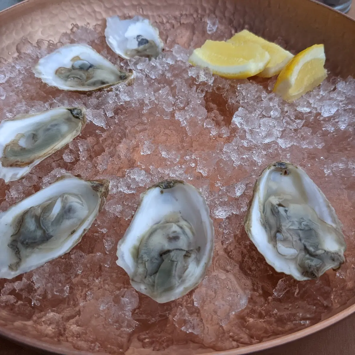 Local Oysters on the Half Shell