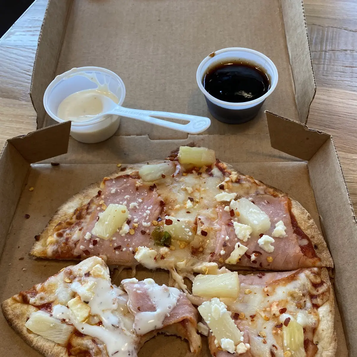 Hawaiian Pizza with Feta