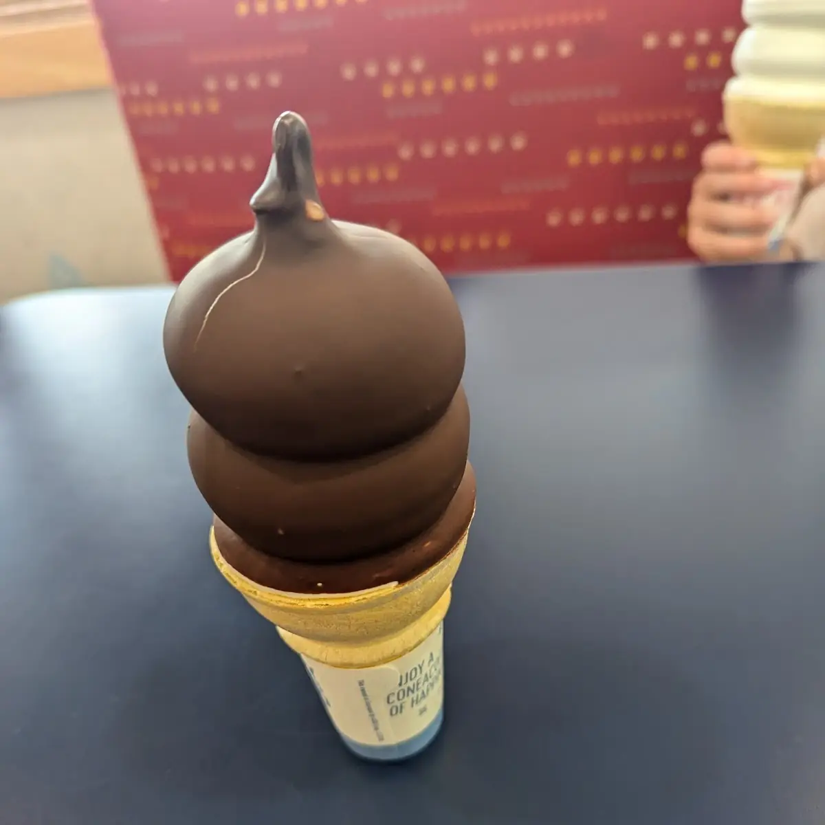 Chocolate Dipped Vanilla Ice Cream