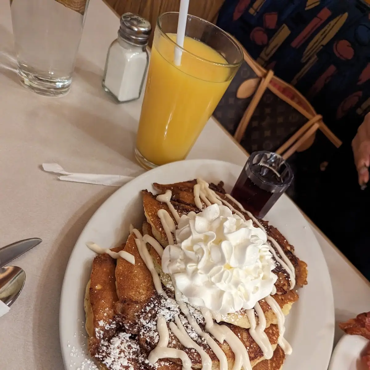 Cinnamon Roll Pancakes