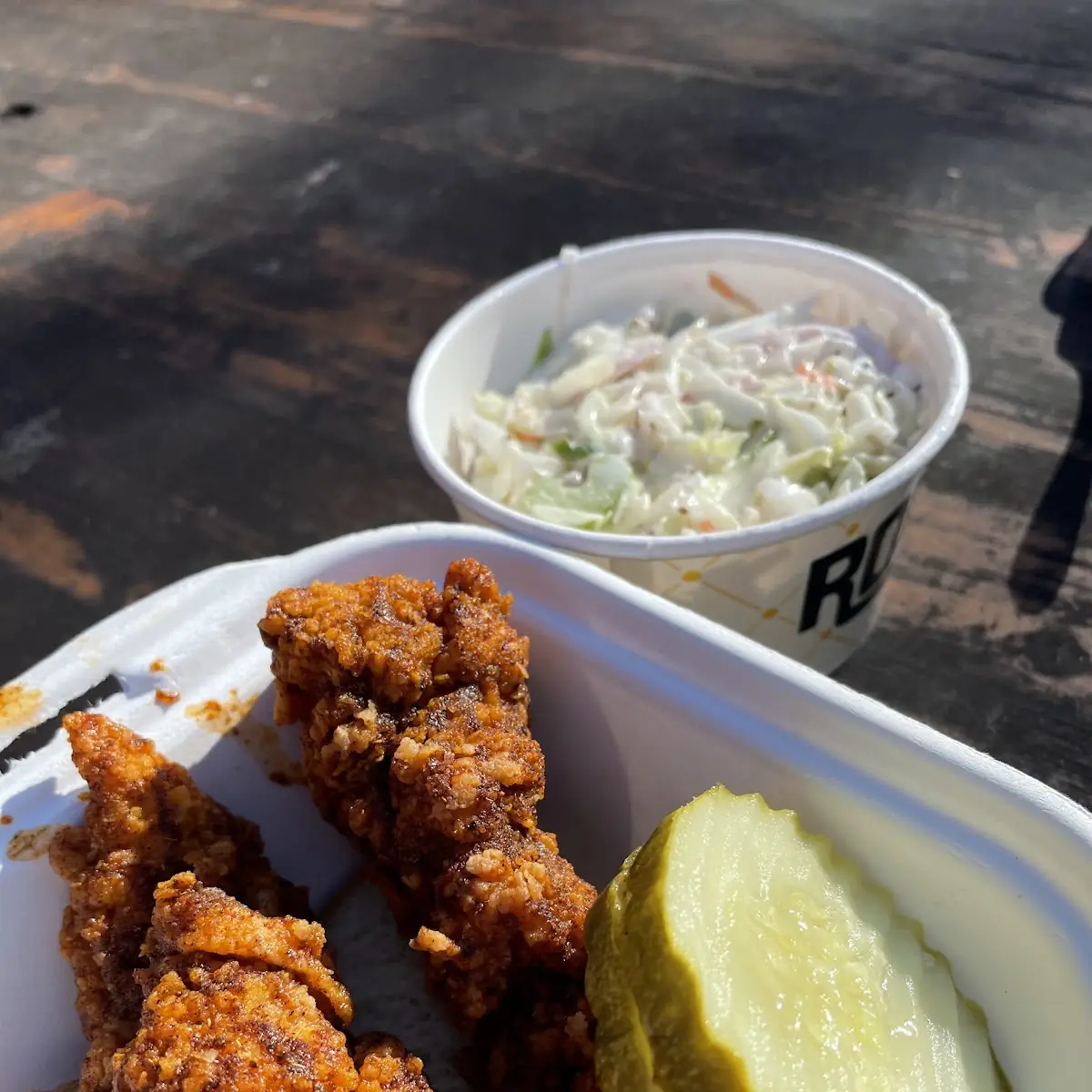Jumbo Fried Chicken Tender Taco