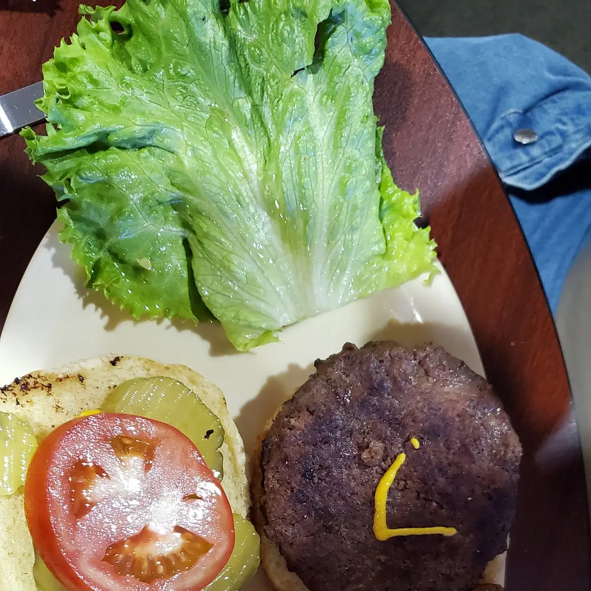 Hamburger and Fries