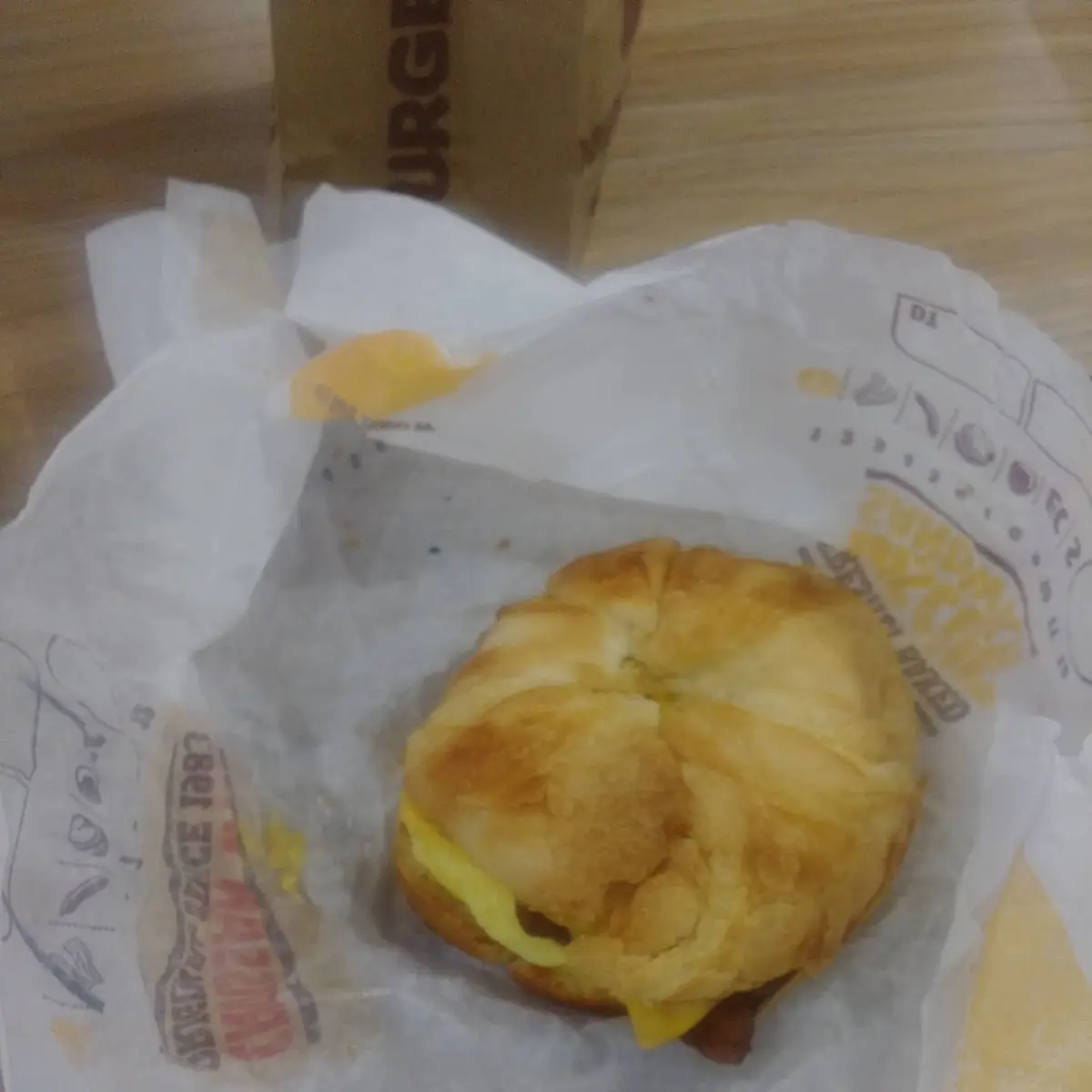 Bacon Egg Cheese Croissant