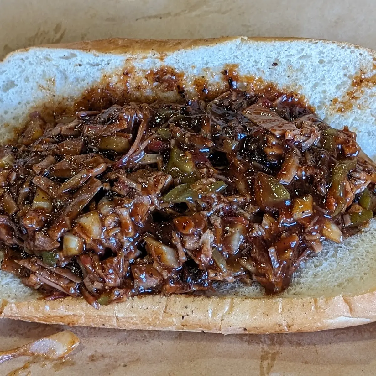 Chopped Brisket Sandwich