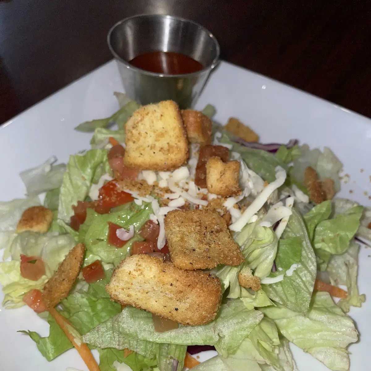 Side Salad with Dressing