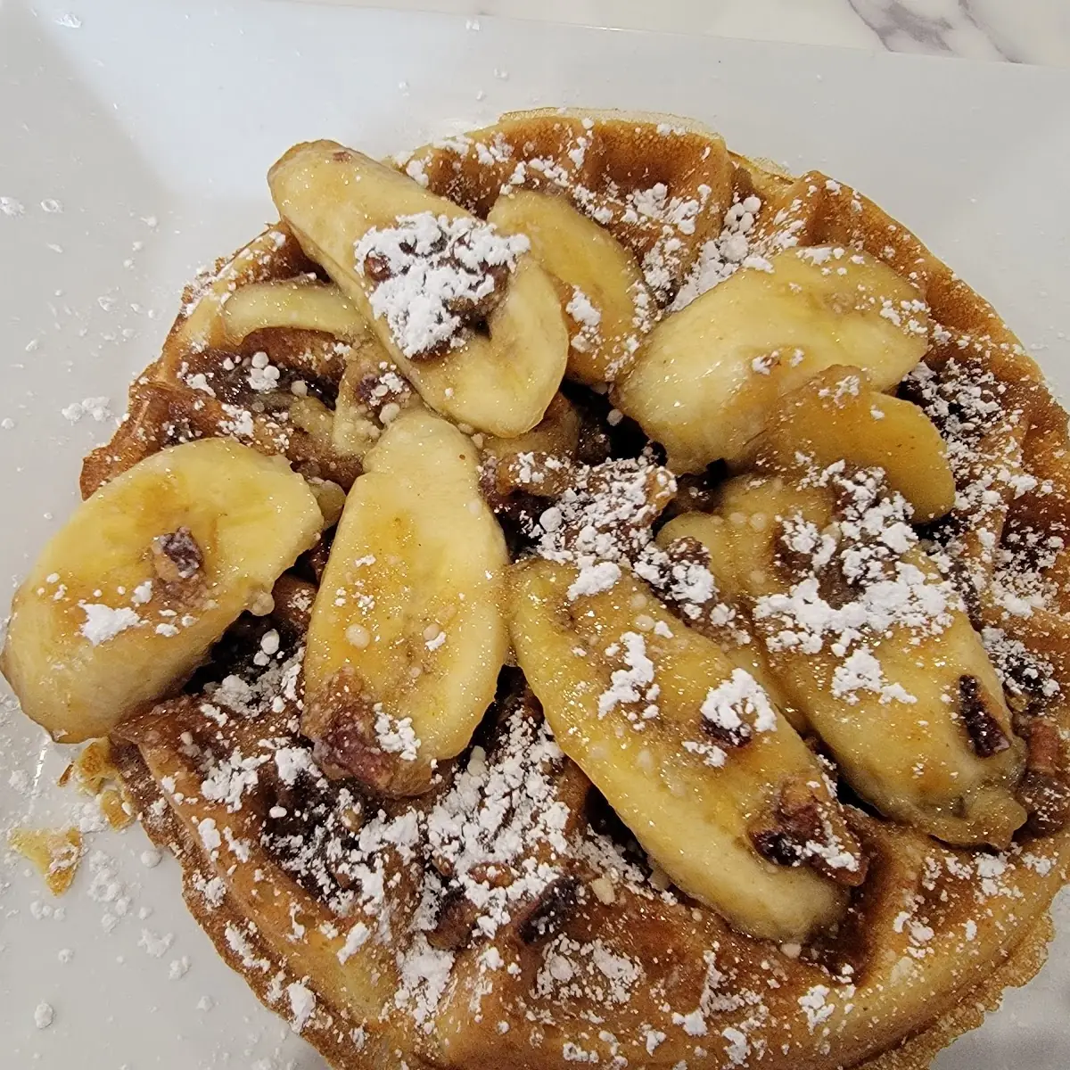Bourbon Banana Pancakes