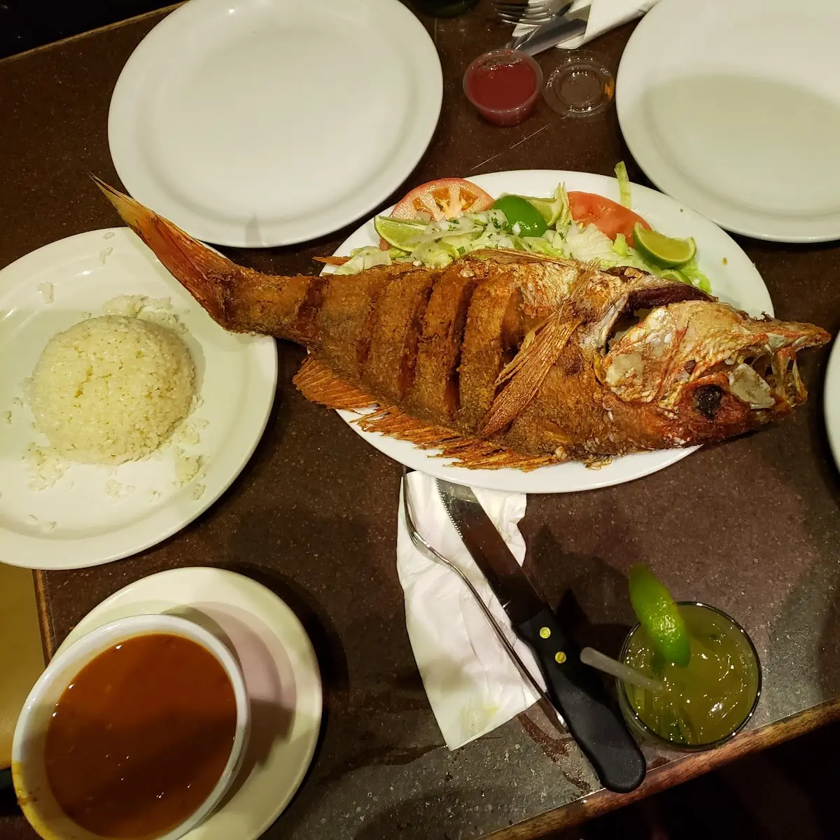 Fried Red Snapper
