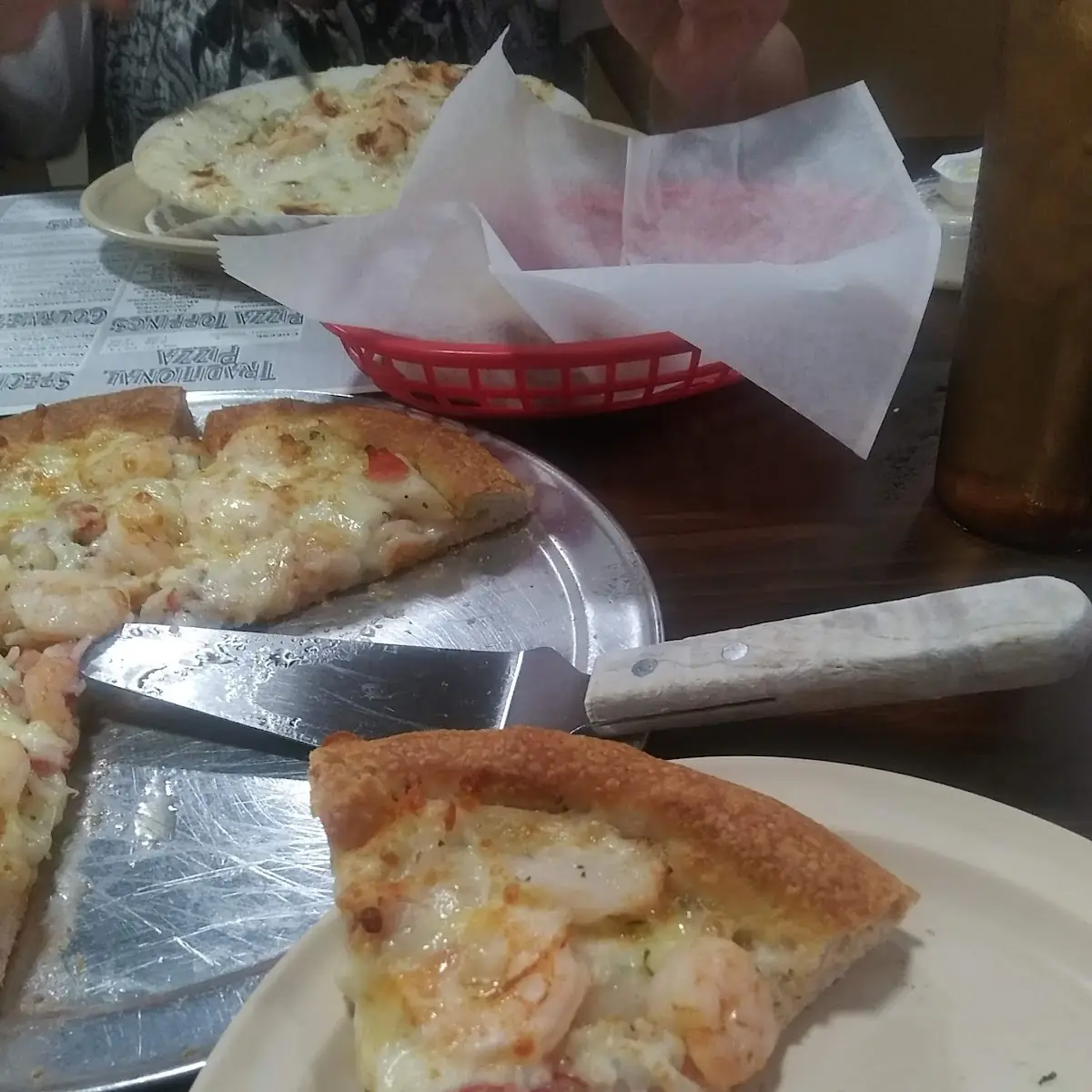 Large Pizza Carbonara