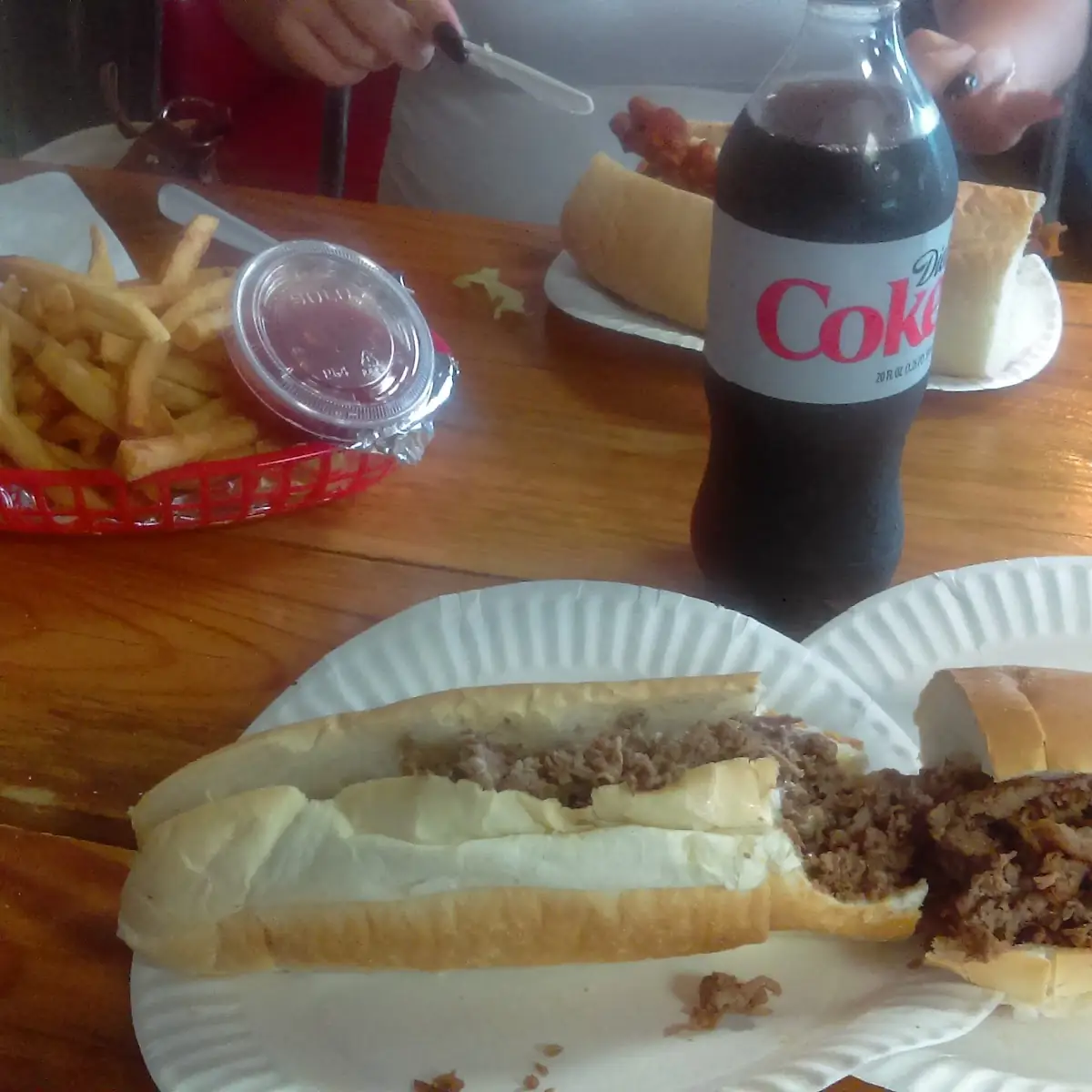 Steak & Cheese Sub with Fries