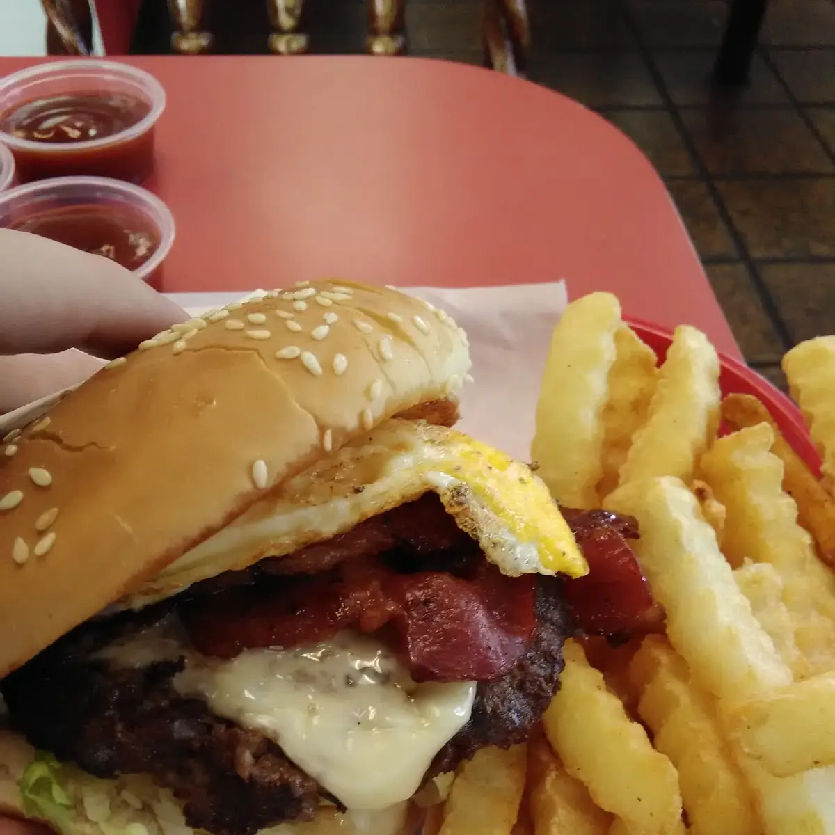 Bacon & Eggs Burger