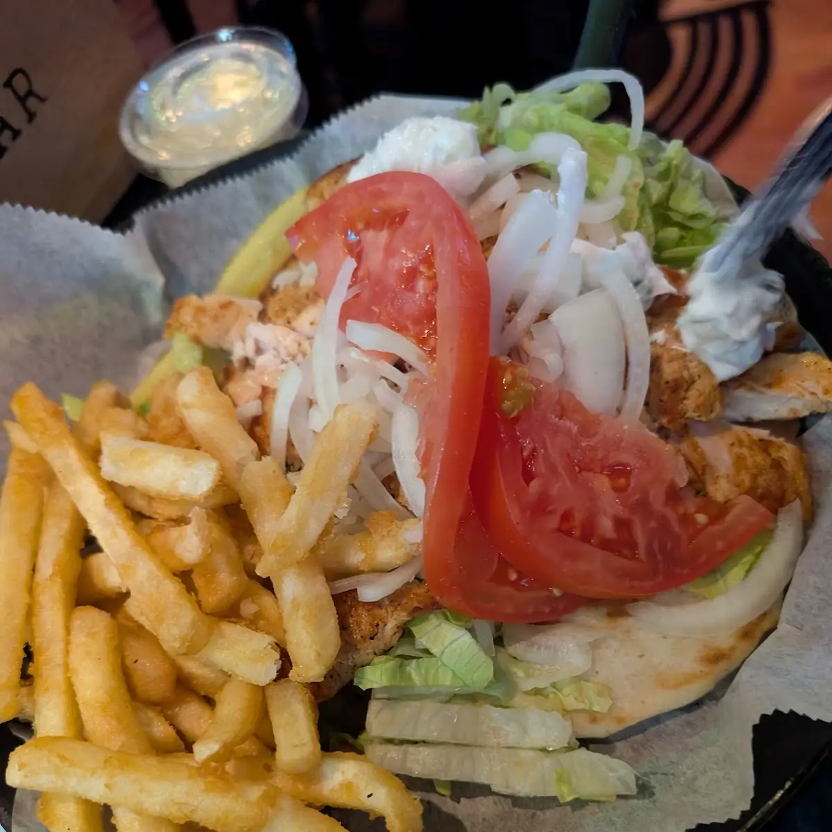 Chicken Gyro Sandwich