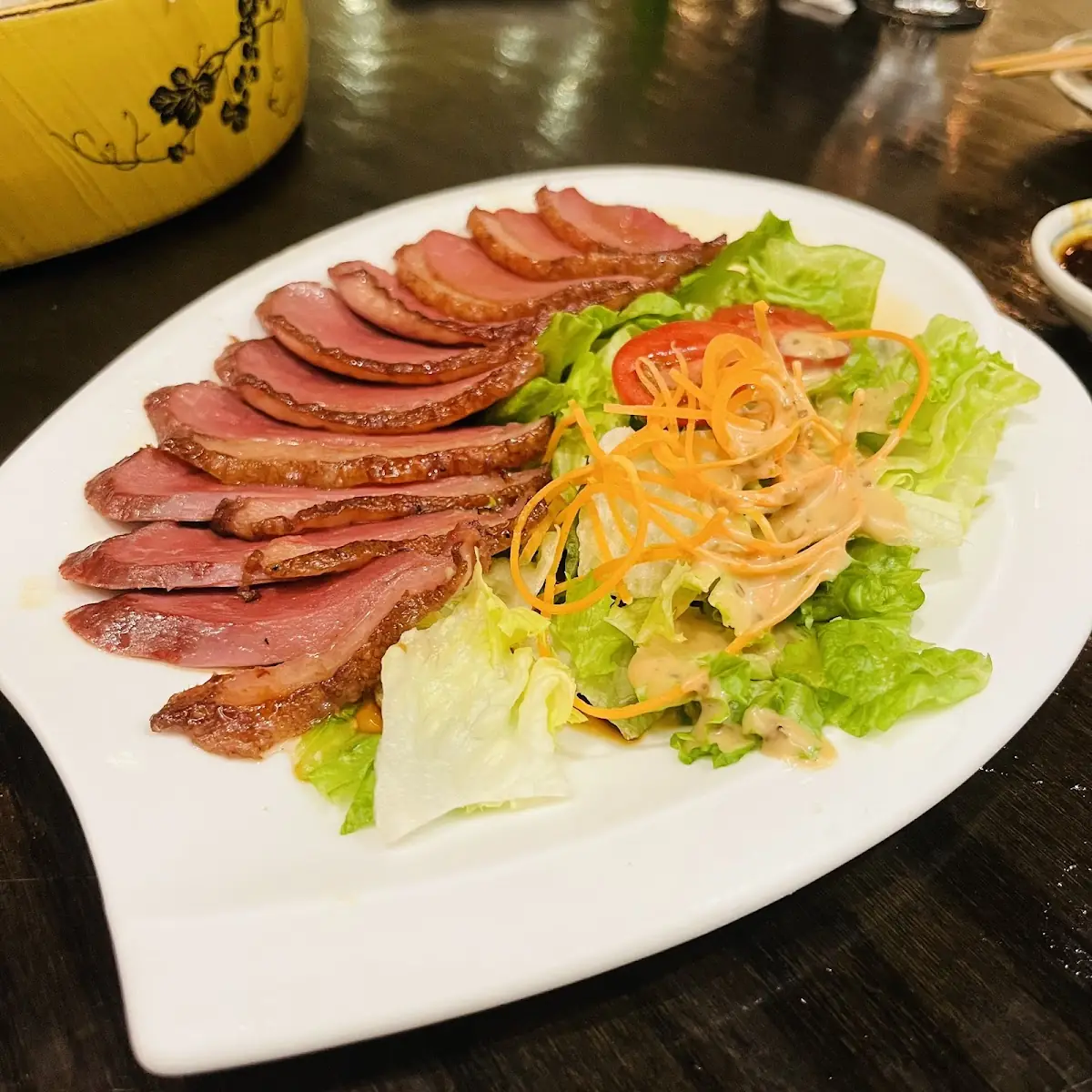 Grilled Smoked Duck Breast