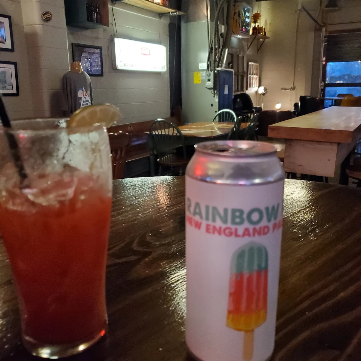 Bloody Mary and Rainbow Pop Beer
