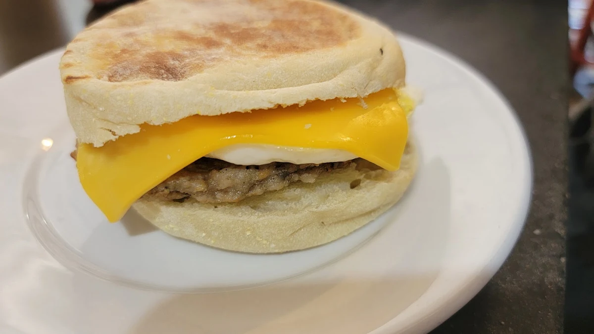 Sausage Egg and Cheese Muffin