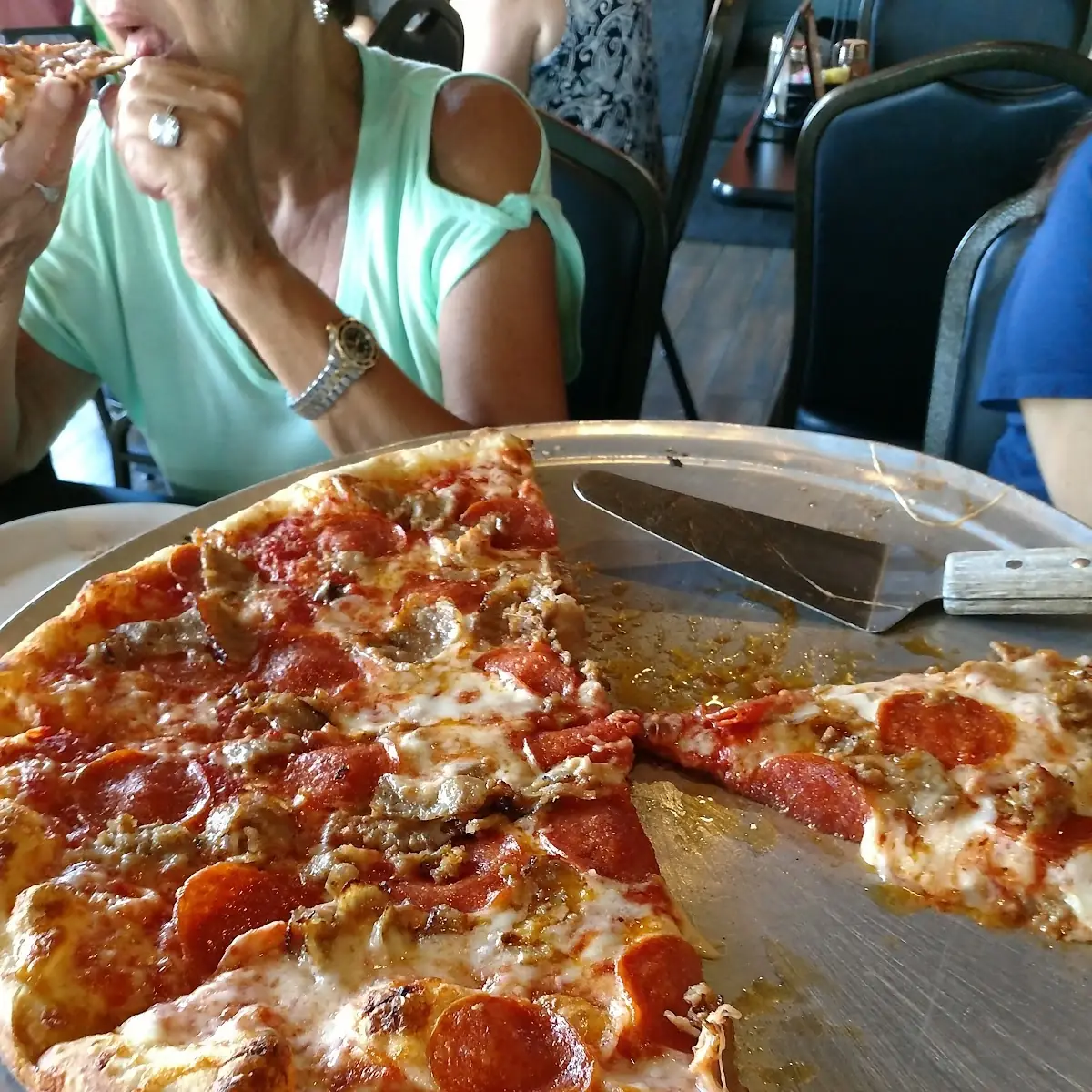 Sausage and Pepperoni Pizza