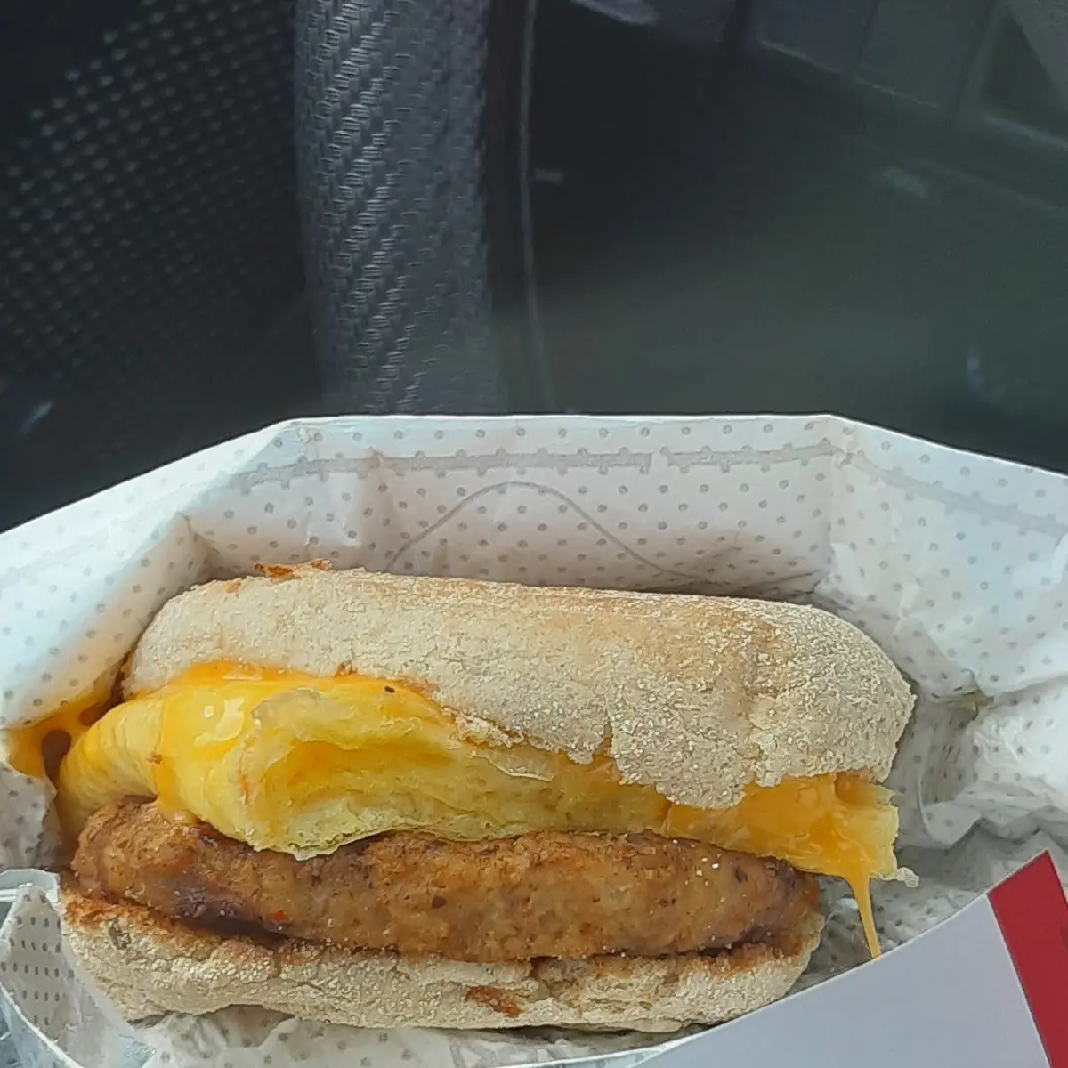 Sausage Egg and Chesse Muffin