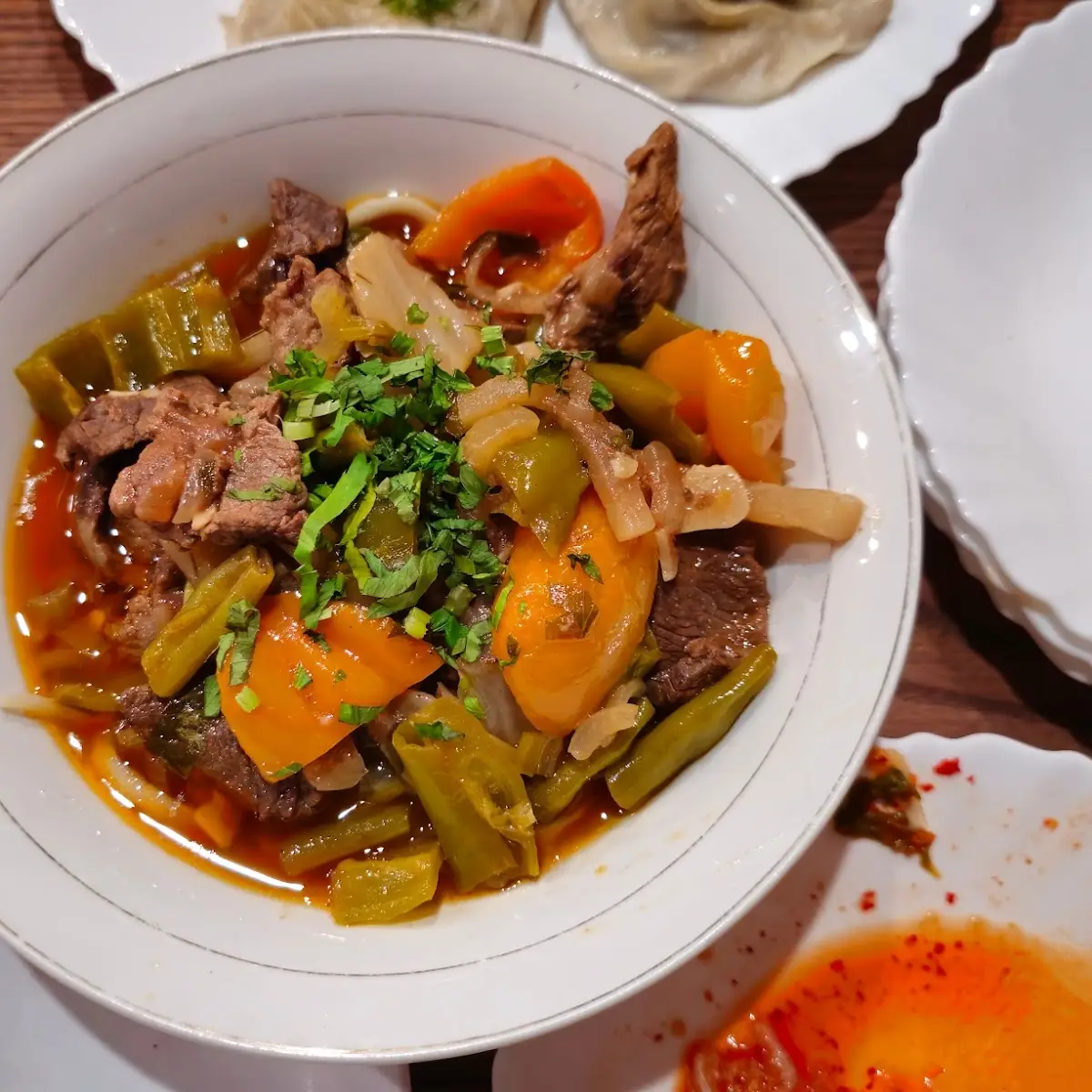 Uyghur Style Noodle Soup