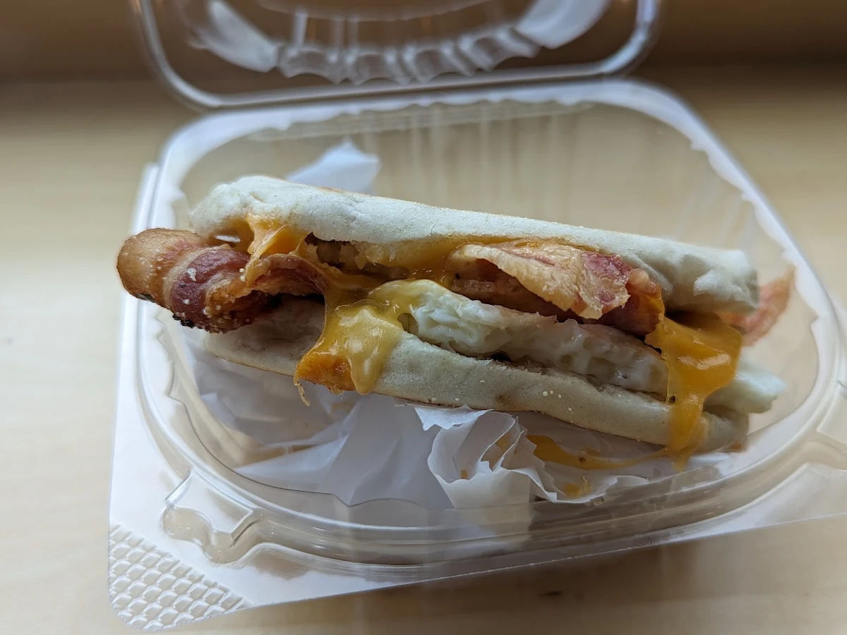 Egg Cheese and Bacon Sandwich