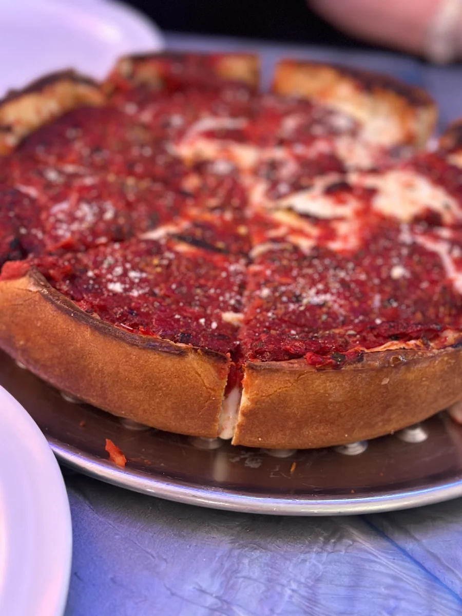 Chicago Deep Dish Cheese Pizza