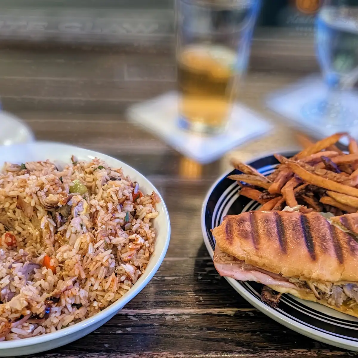 Fried Rice & Cuban Sandwich