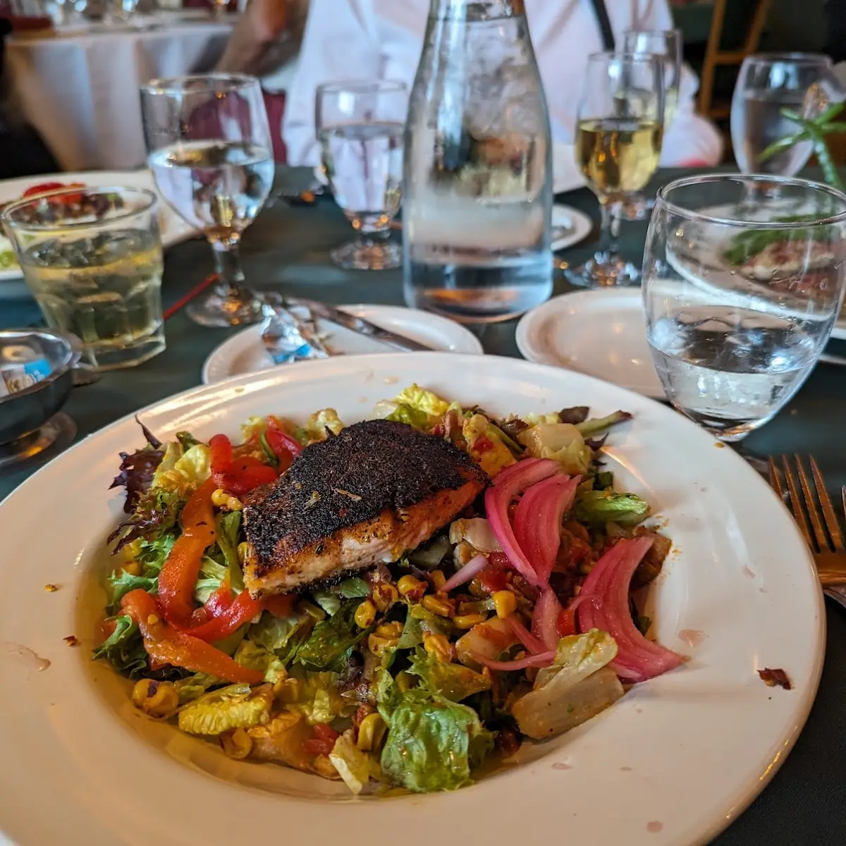 Blackened Salmon Salad