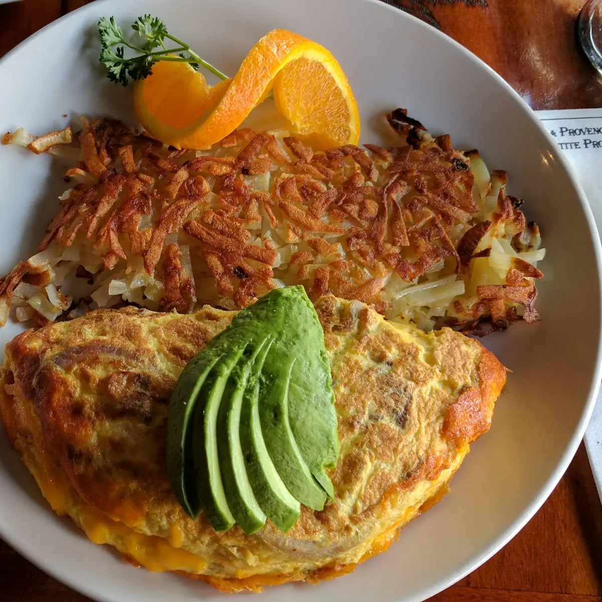 Chef Omelette with Hash Browns